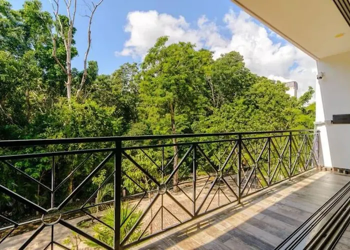 Hébergement de vacances Unwind At Magdalena, Private With 3 Bedrooms, Rooftop Pool And Fast Wi-fi For Digital Nomads Tulum